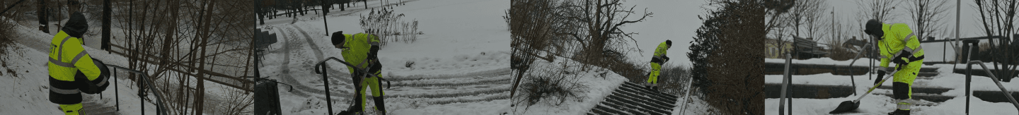 TBJ Allservice utför snöskottning och vinterunderhåll
