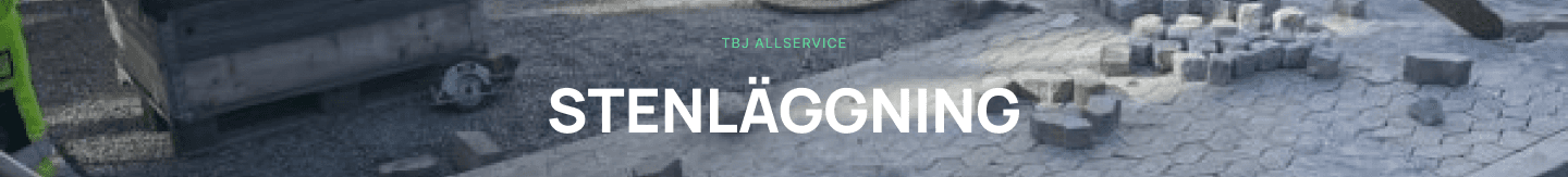 TBJ Allservice utför stenläggning